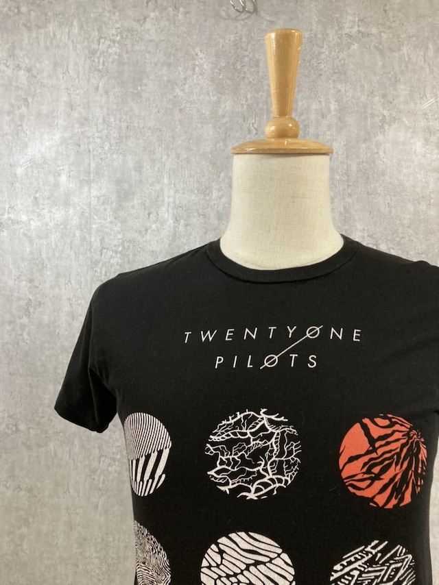 3796 TwentyOne Pilots 半袖 Tシャツ ブラック プリントS