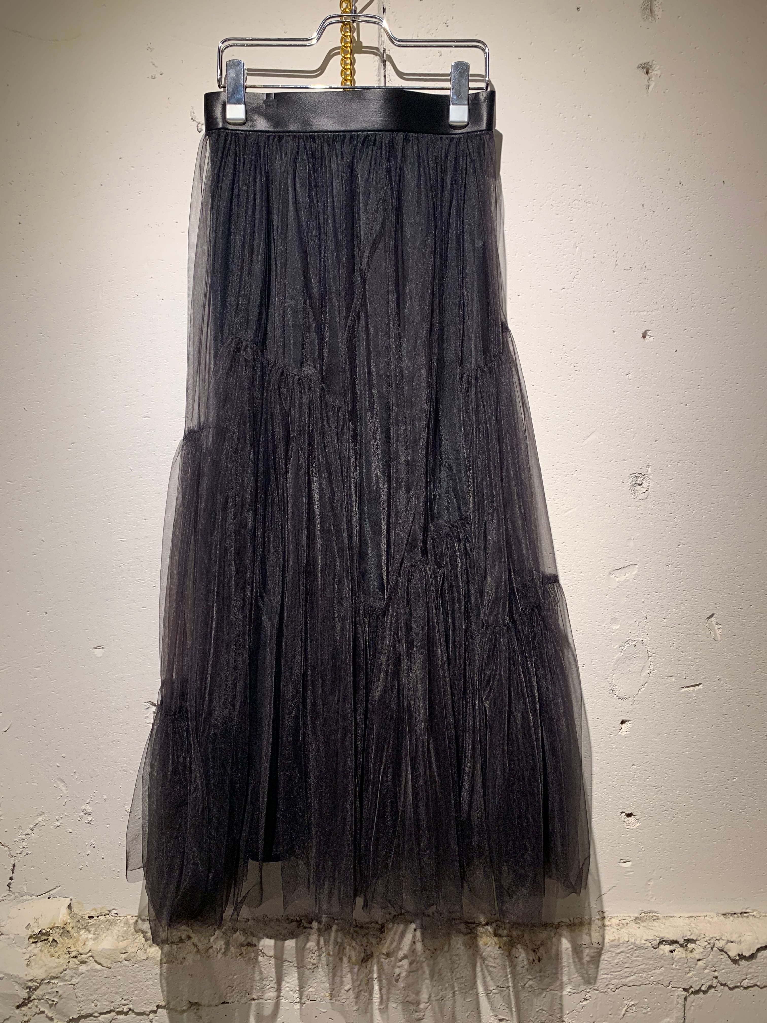 MURRAL Leaf vein tulle skirt | AAR