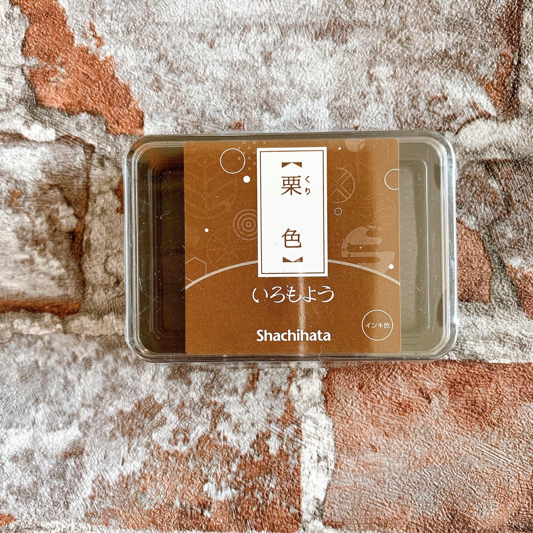 シャチハタ いろもよう【栗色】
