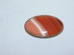 縞メノウ帯留 stripe agate obi sash clip(No8)