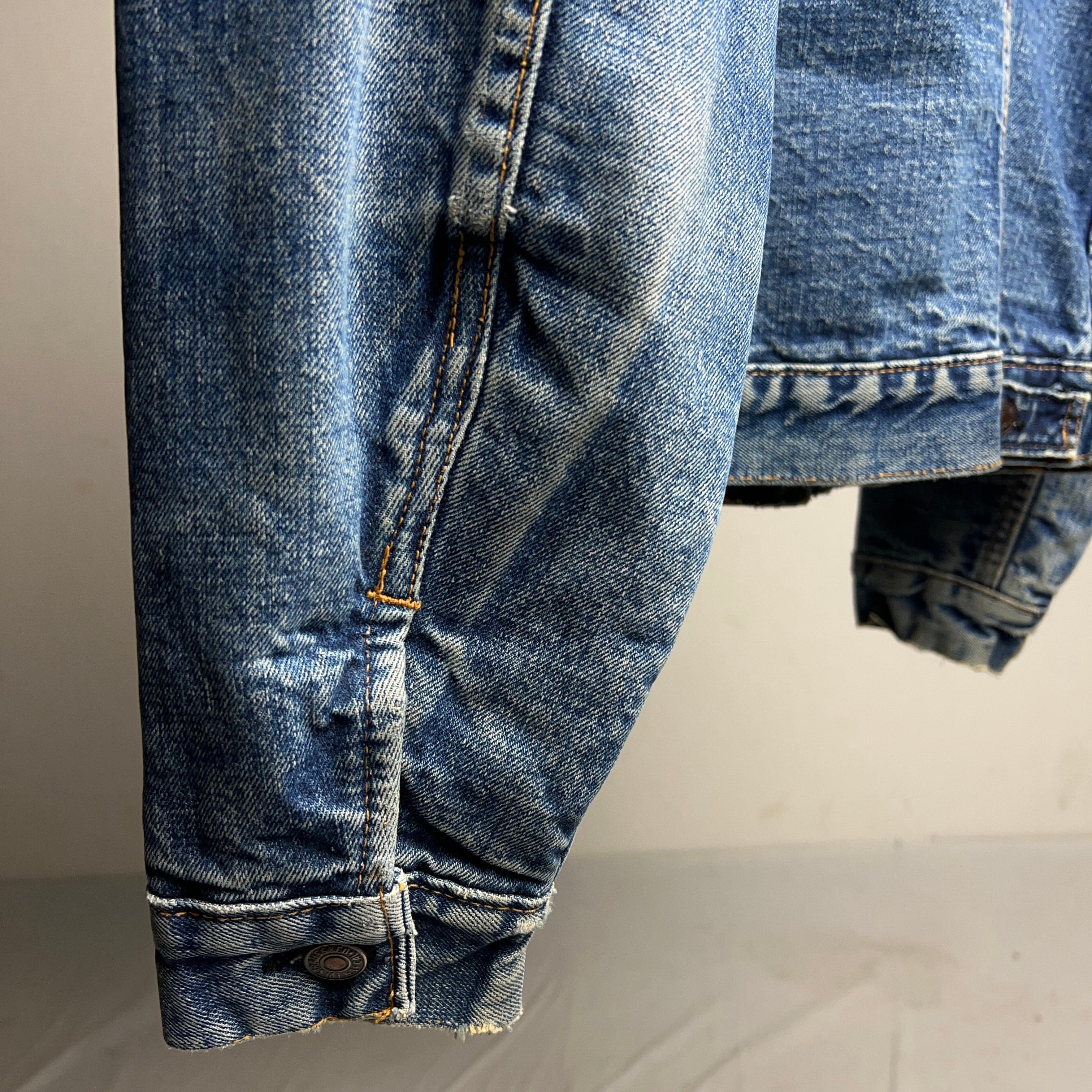 60's~70's LEVI'S 70505-0317 Blanket Lined BIG E Denim Jacket 60
