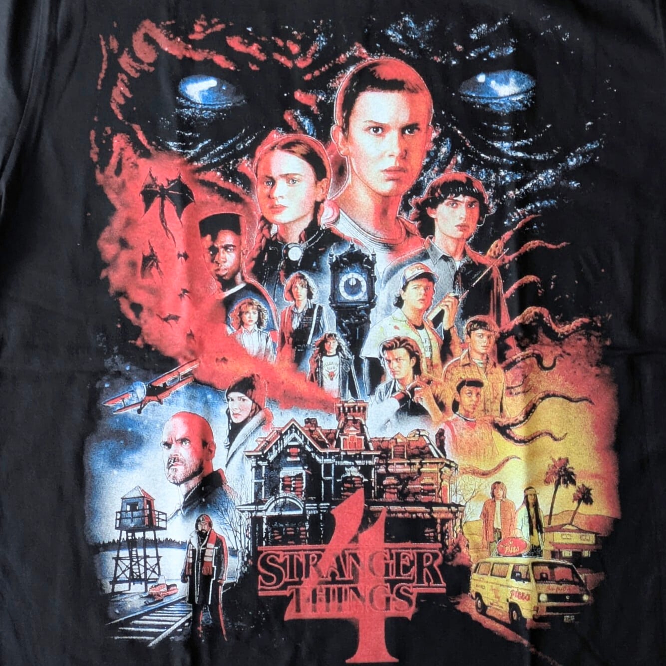 【 Stranger Things / ストレンジャーシングス  】Tシャツ / ストレンジャーシングス Season4〚アメリカン雑貨 アメトイ〛