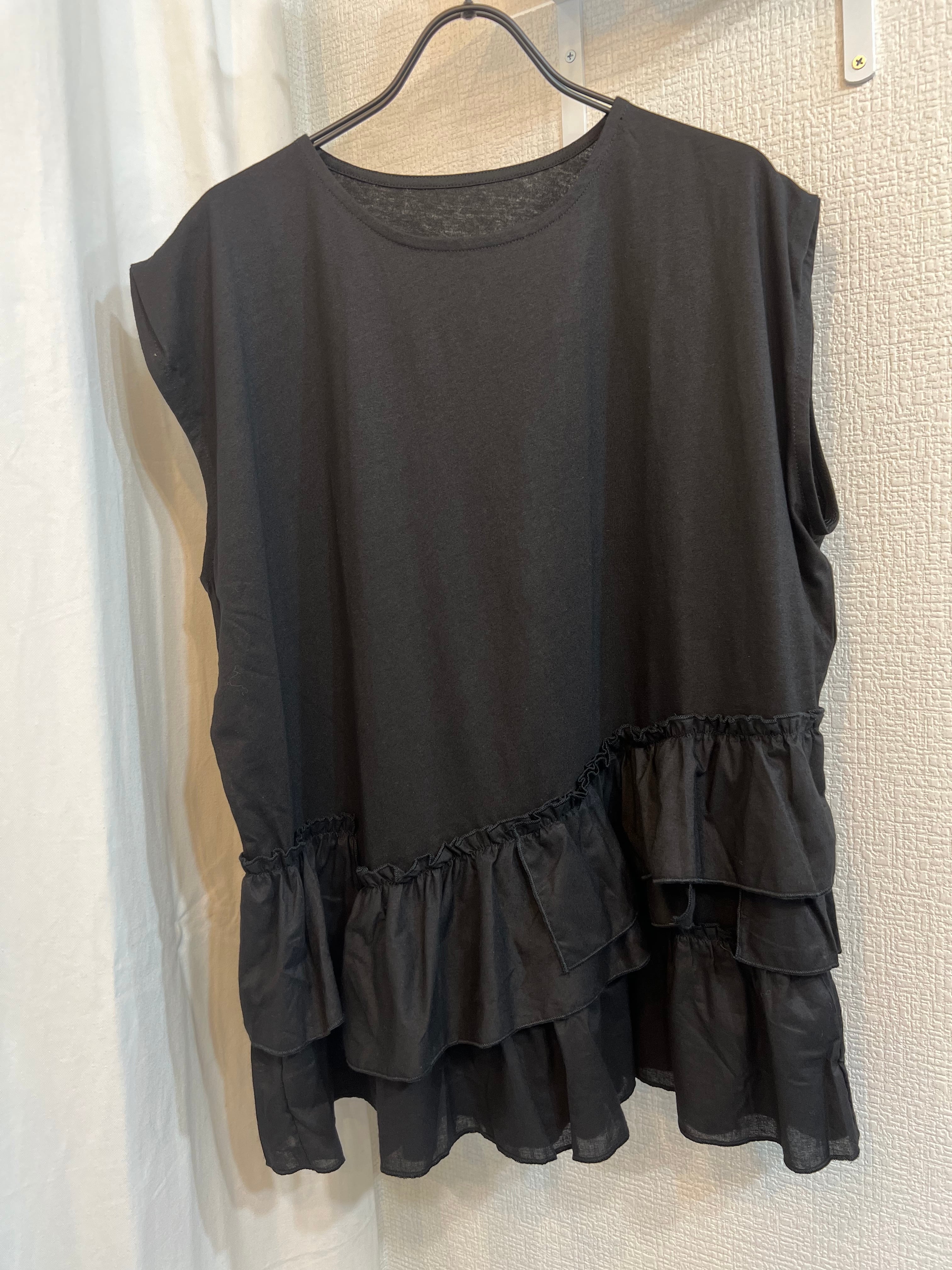 【Miel  select】ウエストフリルTシャツ