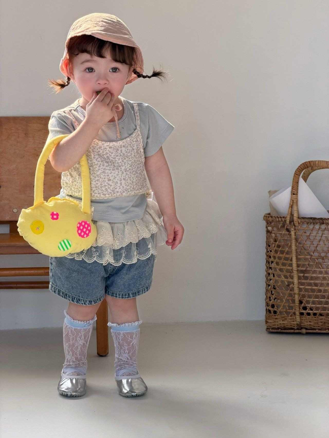 [my daughter] Cozy Flower Tee / [마이다럴] 코지플라워티