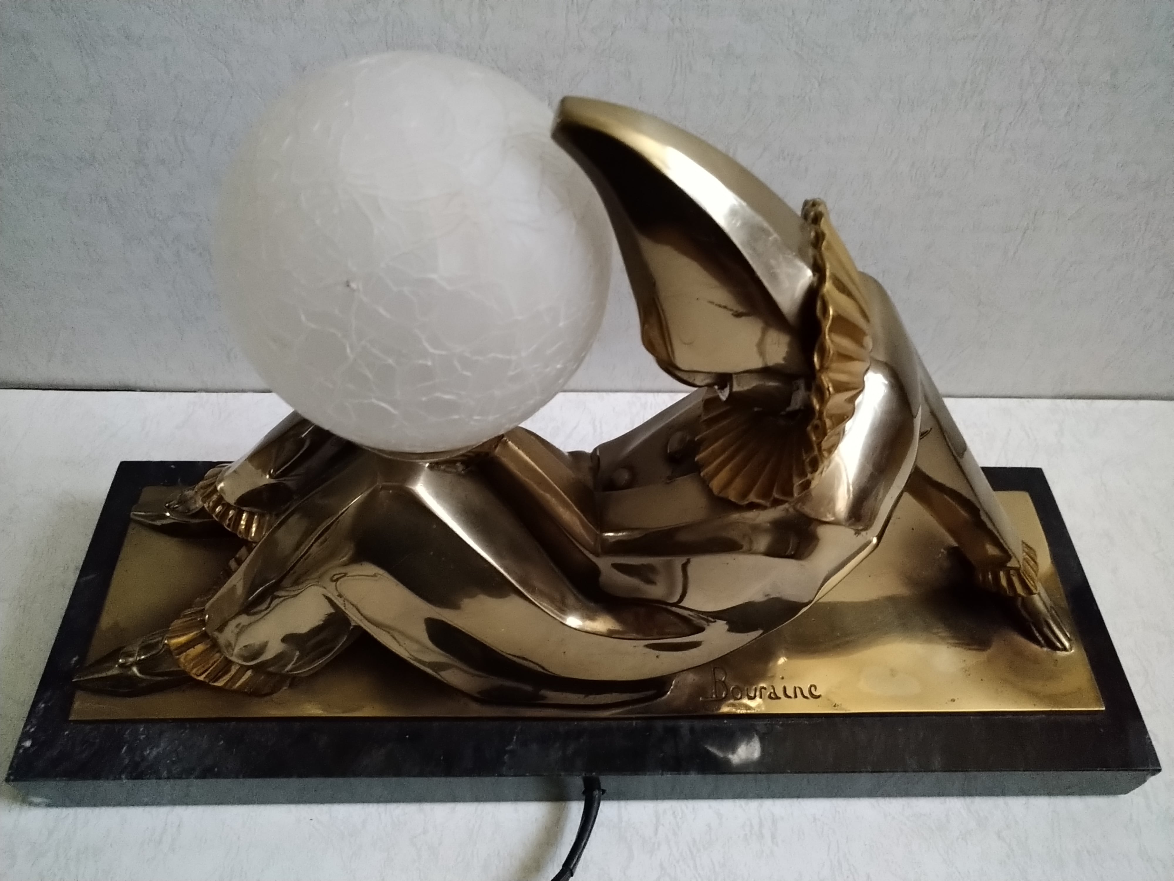 ア−ルデコのピエロランプ アンティーク・レプリカ