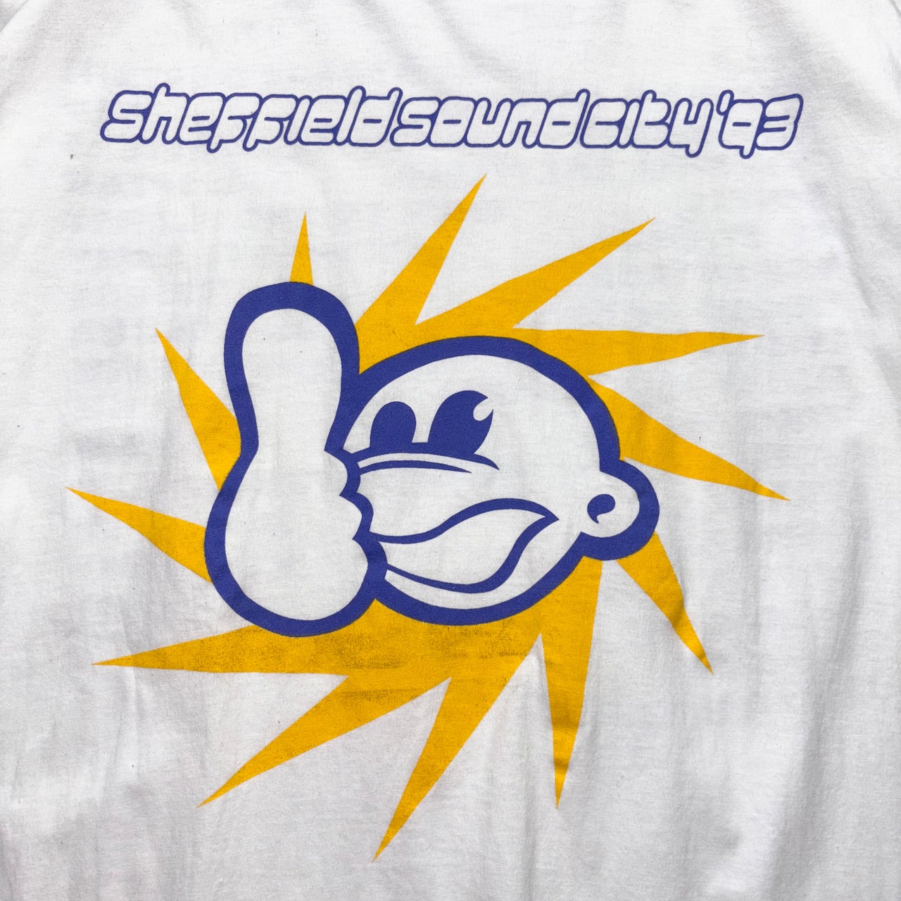 vintage 1993’s sheffield sound city festival tee