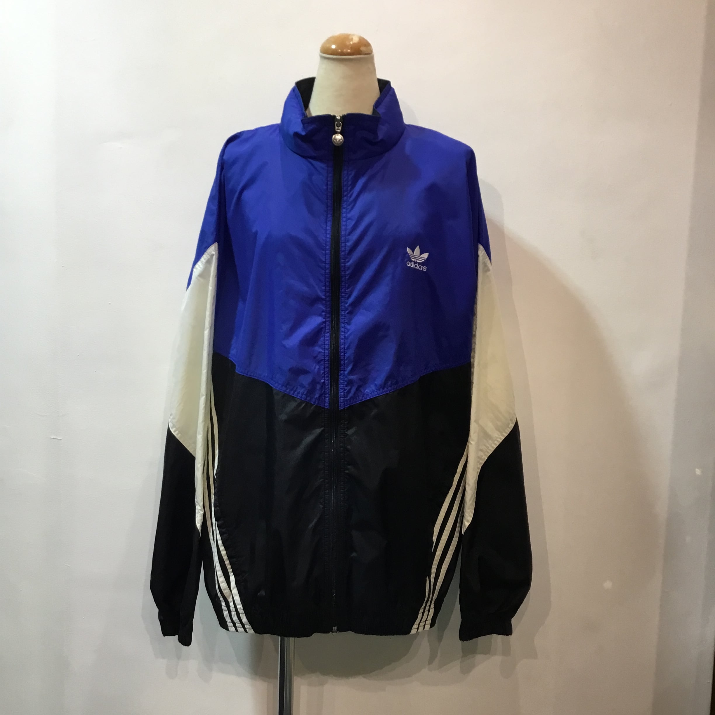 90年代 adidas アディダス ナイロンジャケット 古着 size L GK-18 ...