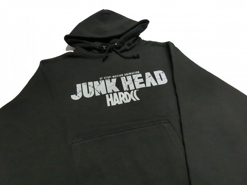 JUNKHEAD/パートンと仲間たちプルオーバパーカ（ダンスブラック）/ ハードコアチョコレート