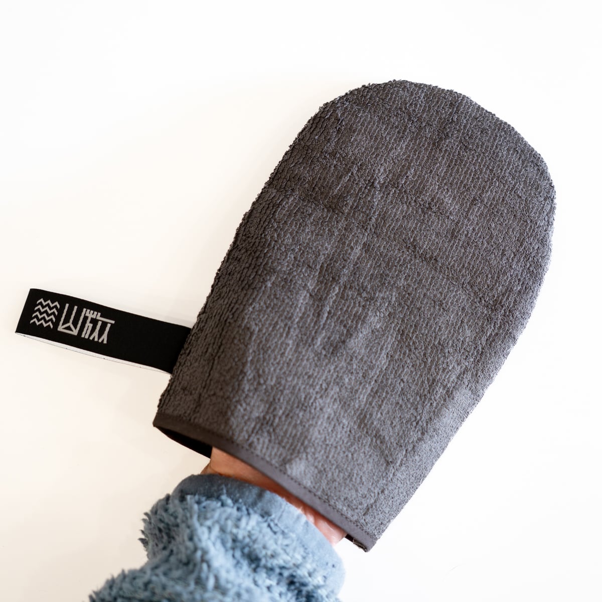 サッパリタオル Mitten（石鹸なし/皮脂汚れ/登山の汗のベタつき除去