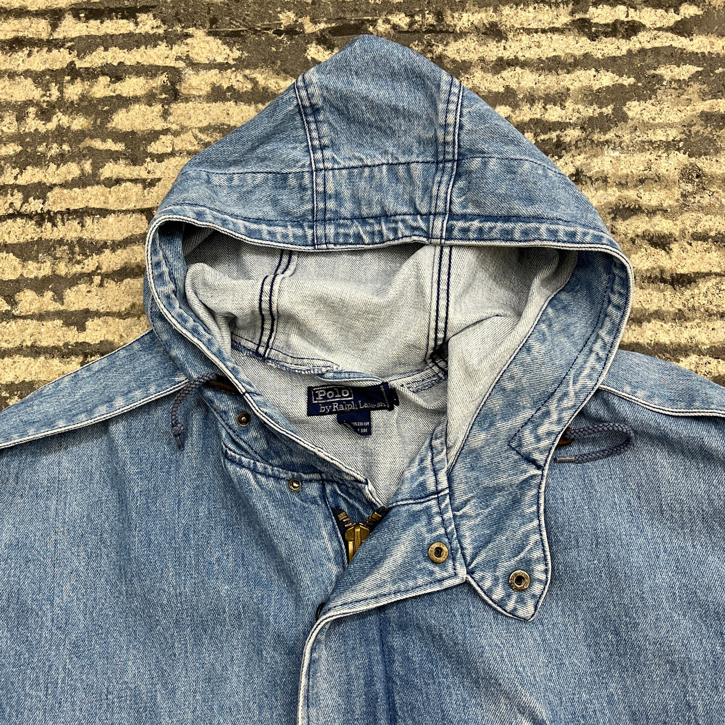 90s Polo Ralph Lauren Denim Mods Coat 90年代 ラルフローレン 90s Polo Ralph Lauren Denim Mods Coat 90年代 ラルフローレン