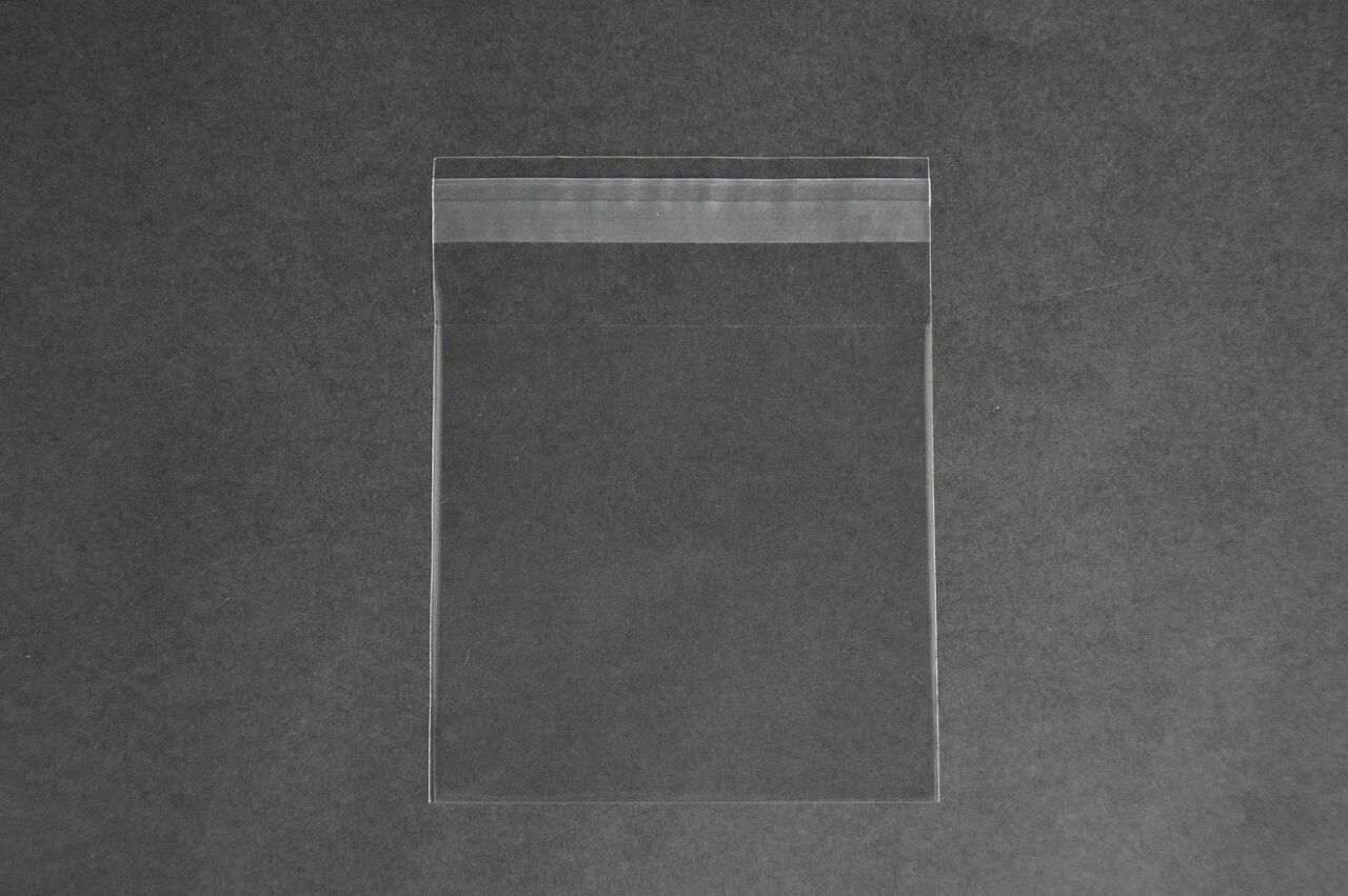 雑貨小分け包装・部品、資料整理(OPP袋 OPP袋 雑貨袋 テープ付き)横115×縦110+フタ40mm 30μ(0.03mm)【1,000枚】