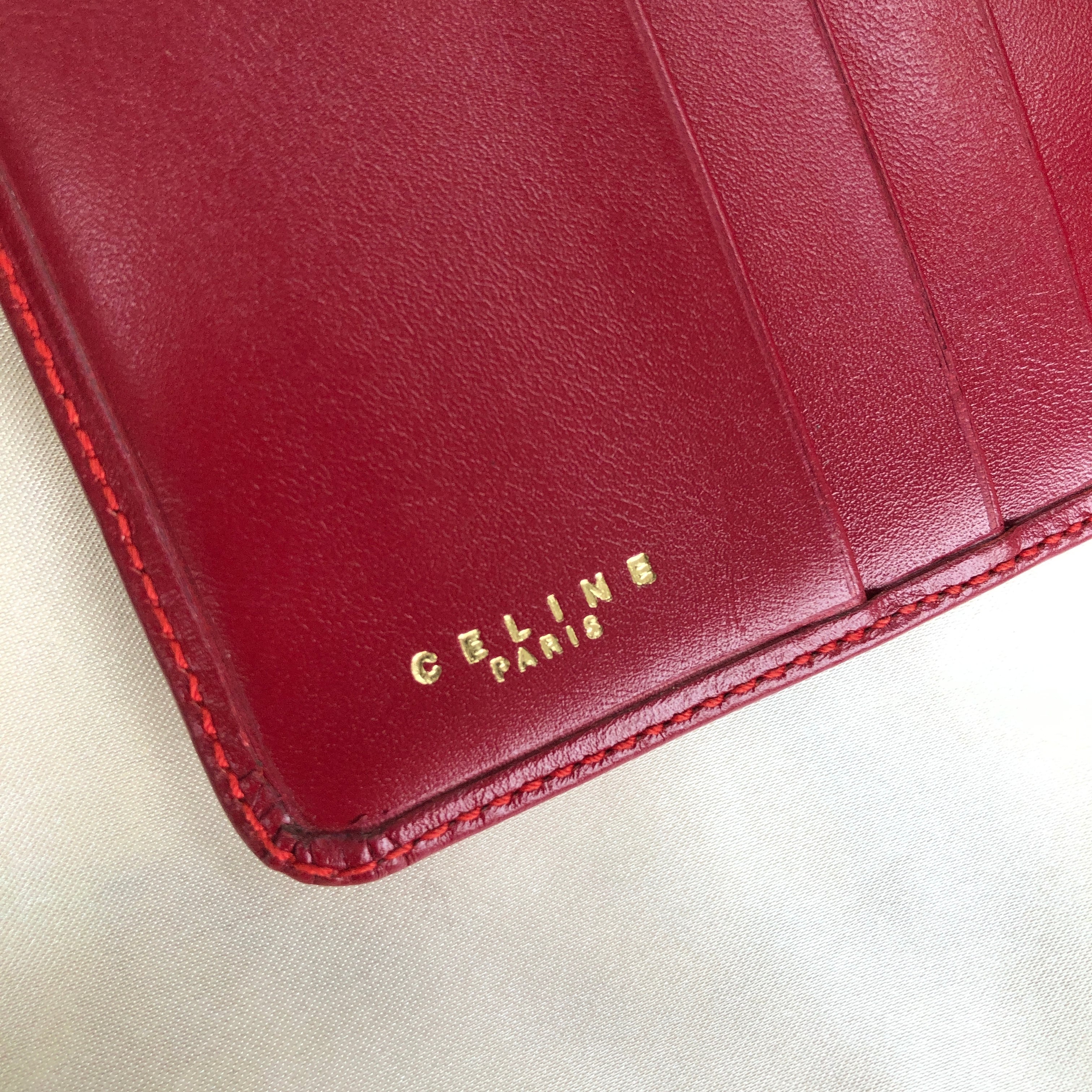 CELINE セリーヌ ホースビット レザー コンパクトウォレット 財布
