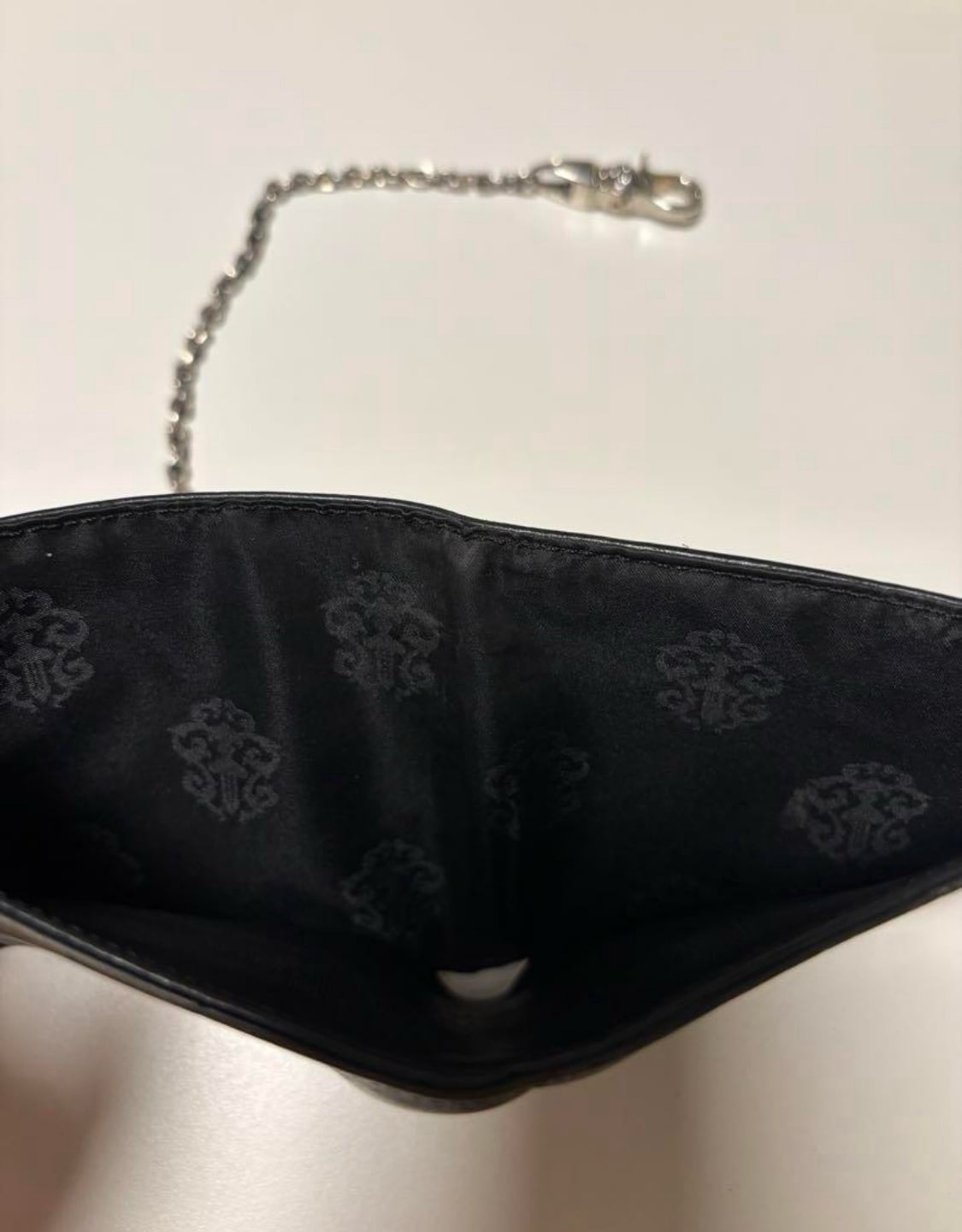 CHROME HEARTS クロムハーツ ブラック アリゲーター ウォレット