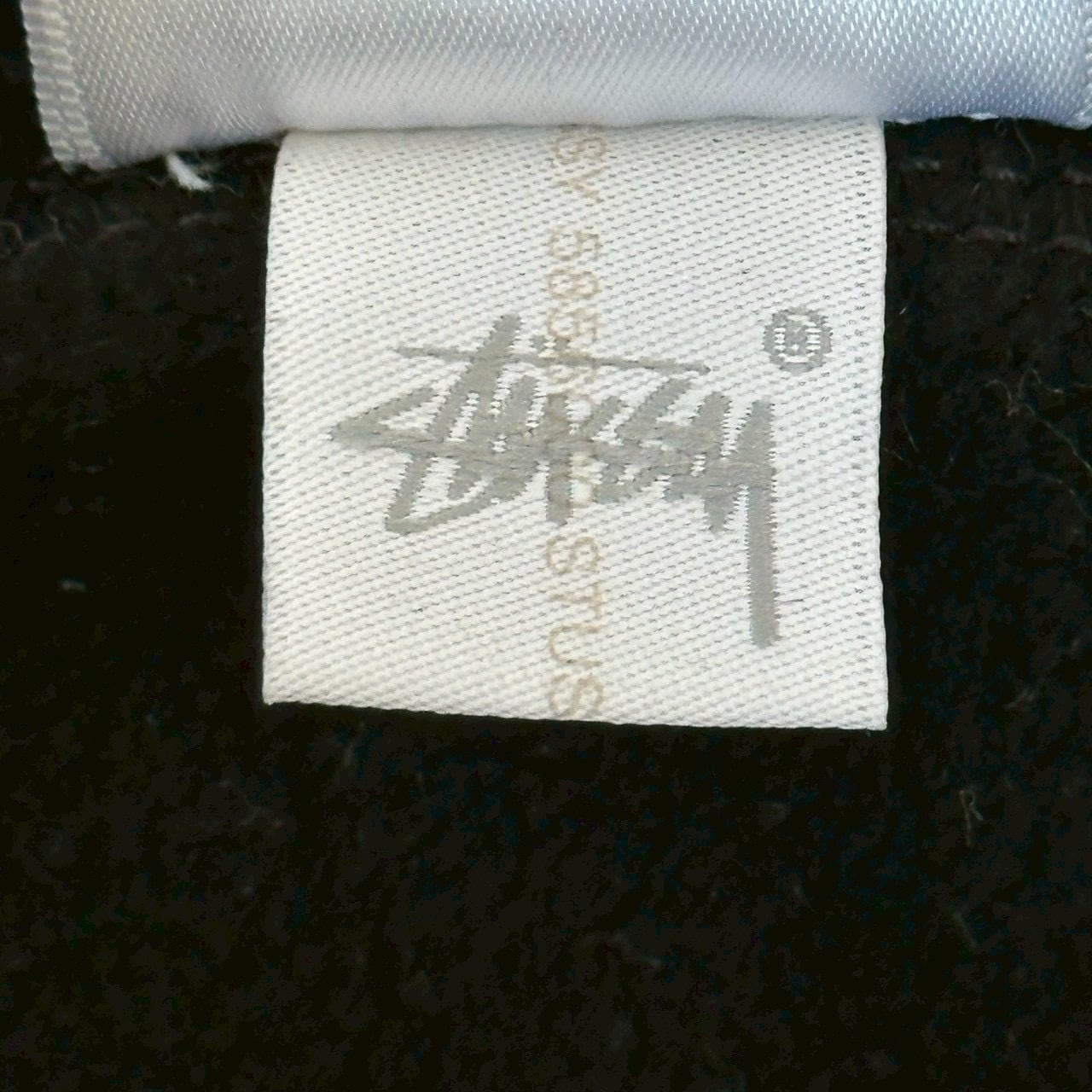 stussy ステューシー ジップパーカー XL バックロゴ プリント ワールド