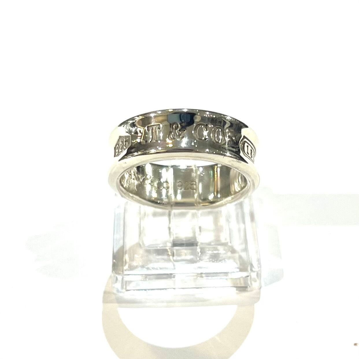 TIFFANY&CO】 【12.5号】2465T&CO ティファニー ナローシルバー925