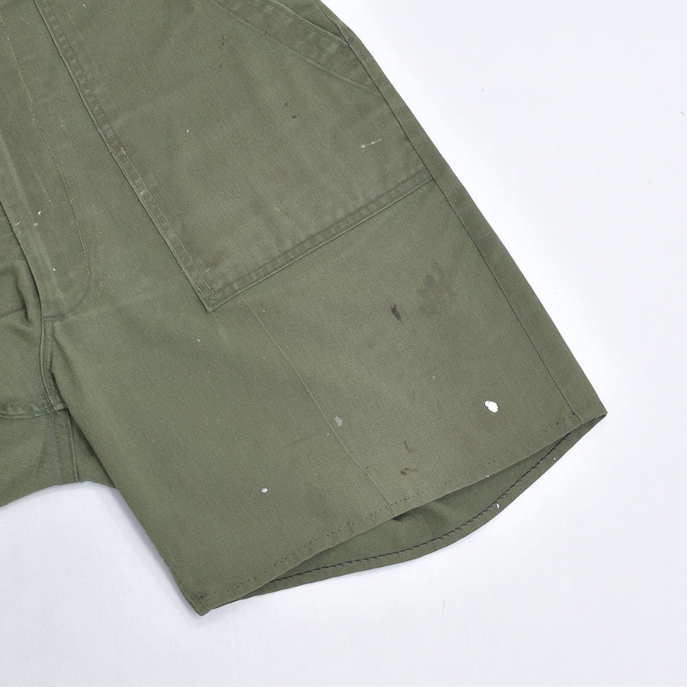 70～80s U.S.ARMY 米軍 OG107 ユーティリティパンツ ペイント デザイン
