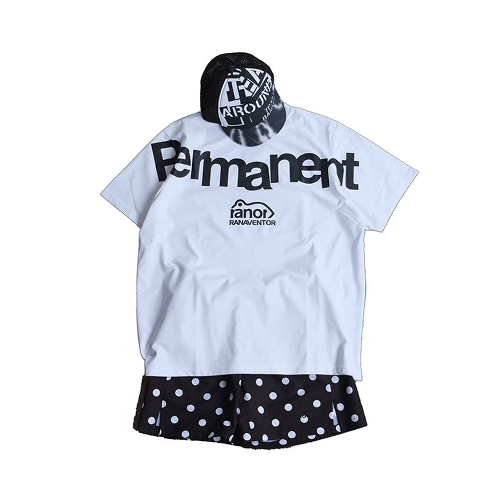 ranor(ラナー) DOTS MIDDLE SHORTS 【restock】BLACK×WHITE | play