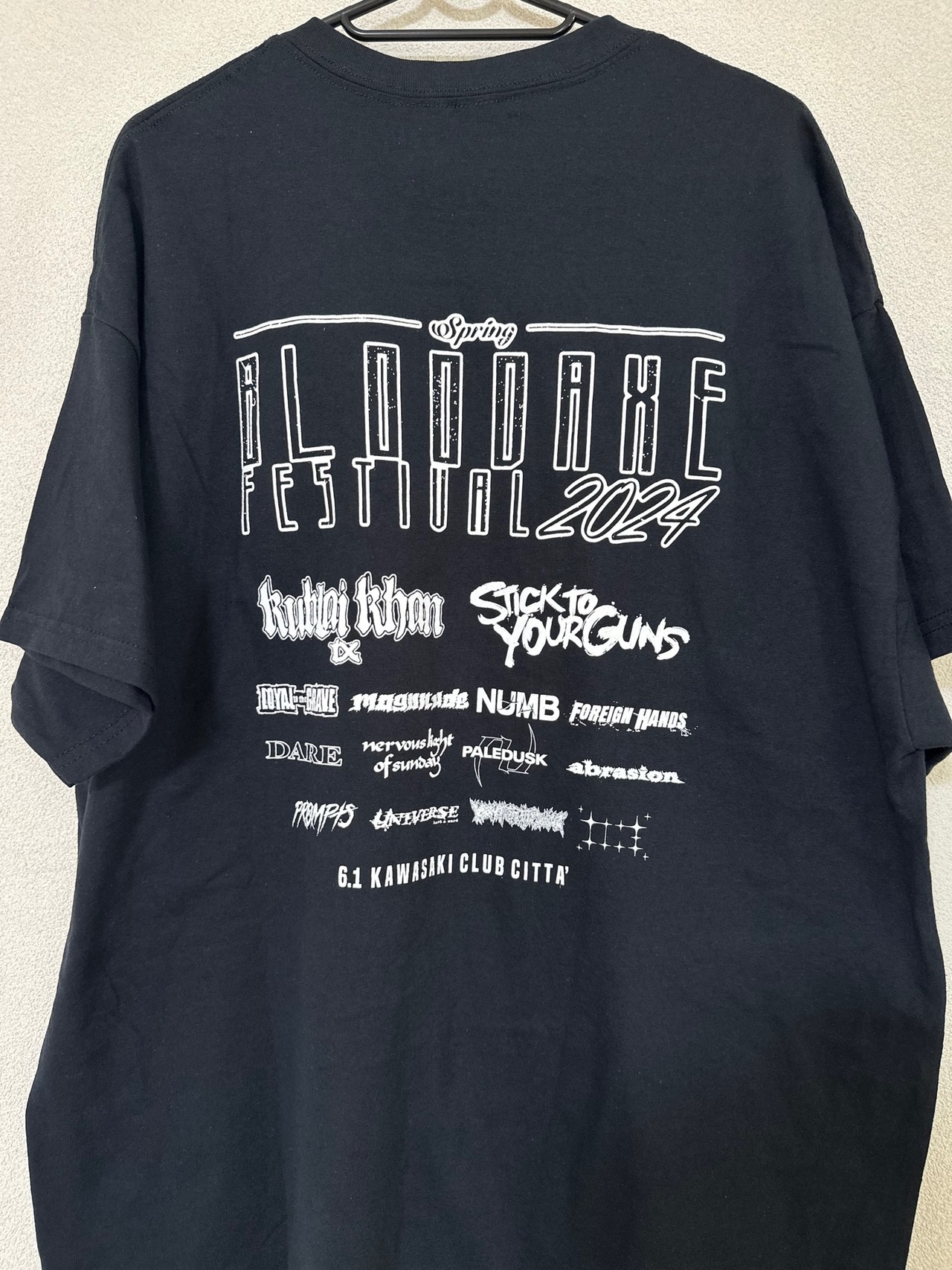 BLOODAXE FESTIVAL SPRING 2024 T-shirts / Black | BLOODAXE FESTIVAL