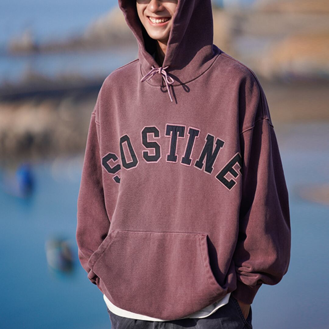 American Retro Washed Hooded Sweater アメリカン レトロ ウォッシュド フード付き セーター Nrg