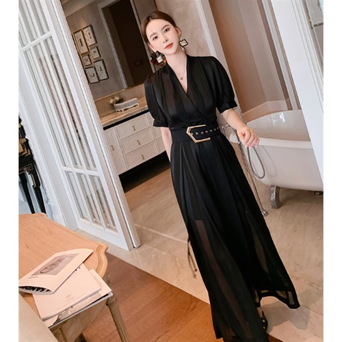 パンツドレス ジャンプスーツ 大きいサイズ XL エレガント ワイドレッグパンツ ハイウエスト フォーマル お呼ばれ きれいめ 半袖 夏服 パフスリーブ おしゃれ 上品 ストライプ オールインワン