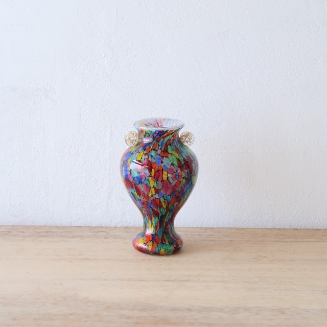 カラフルマーブルの花瓶