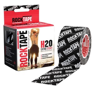 ロックテープH2O（耐水性PRO）ブラックロゴ / ROCKTAPE  H2O    Black/White logo