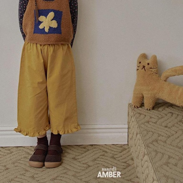 【2点送料無料】«予約»«Mardi Amber» プディフリルパンツ 2colors