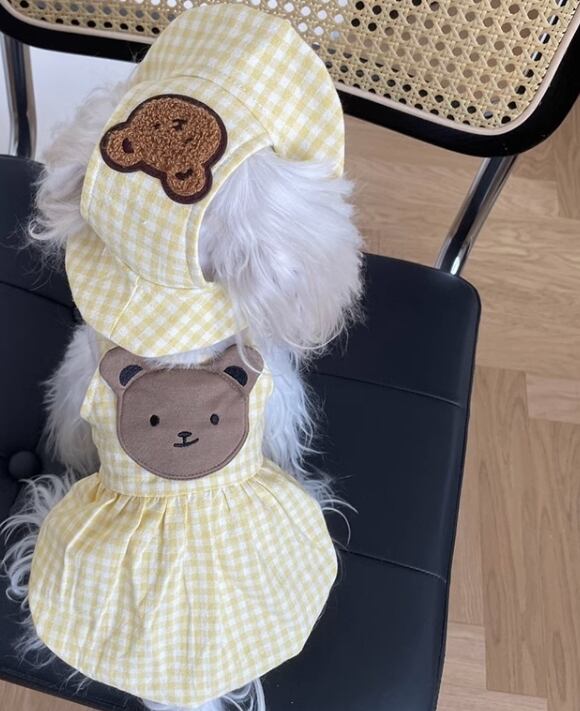 ドッグ 犬 小型犬 室内着 ワンピース スカート 帽子 キャミソールスカート アクセサリー 日除け帽子 ストレート クマ アニマル うさぎ ひらひら 薄手 かわいい きれいめ シンプル おしゃれ レトロ 個性的 ラブリー キュート プリンセス フェアリー シンプル チェック 夏 サマーシーズン 女の子 成犬 デート お出かけ 旅行 公園 休日 バカンス カフェ 庭 朝 散歩 ウォーキング 楽ちん 普段使い インスタ映え S M L XL ブラウン イエロー ピンク