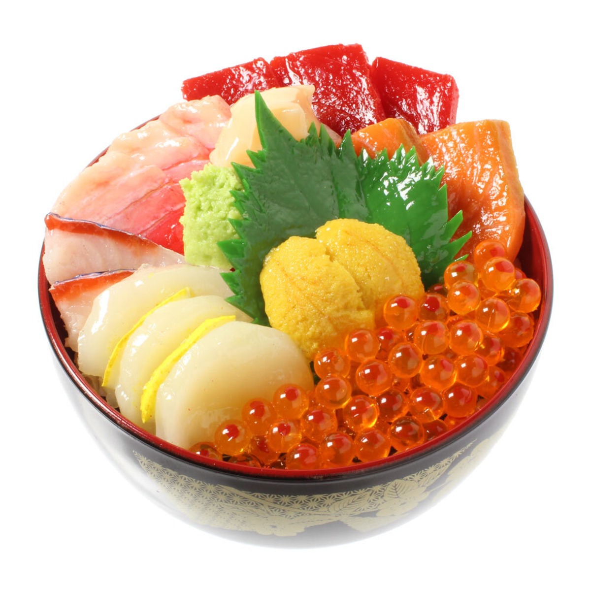 7017]食品サンプル屋さんのミニグルメ（海鮮丼）【メール便 