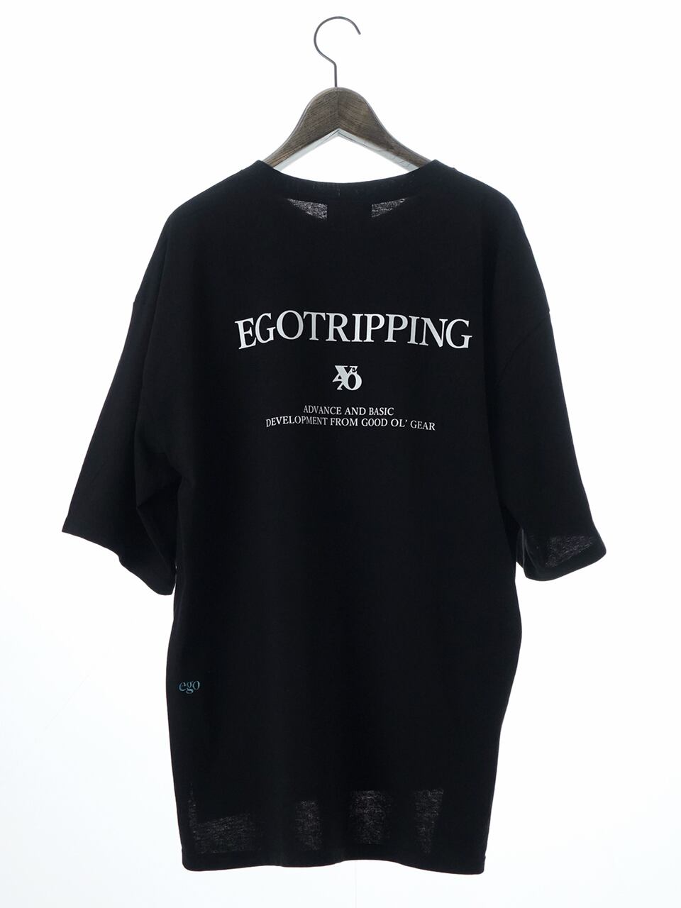 EGO TRIPPING (エゴトリッピング) PRINTTEE-B Tシャツ / BLACK 666607