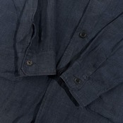 リネン100% STILL BY HAND スティルバイハンド リネン シャツ ジャケット 48/ネイビー系 メンズ