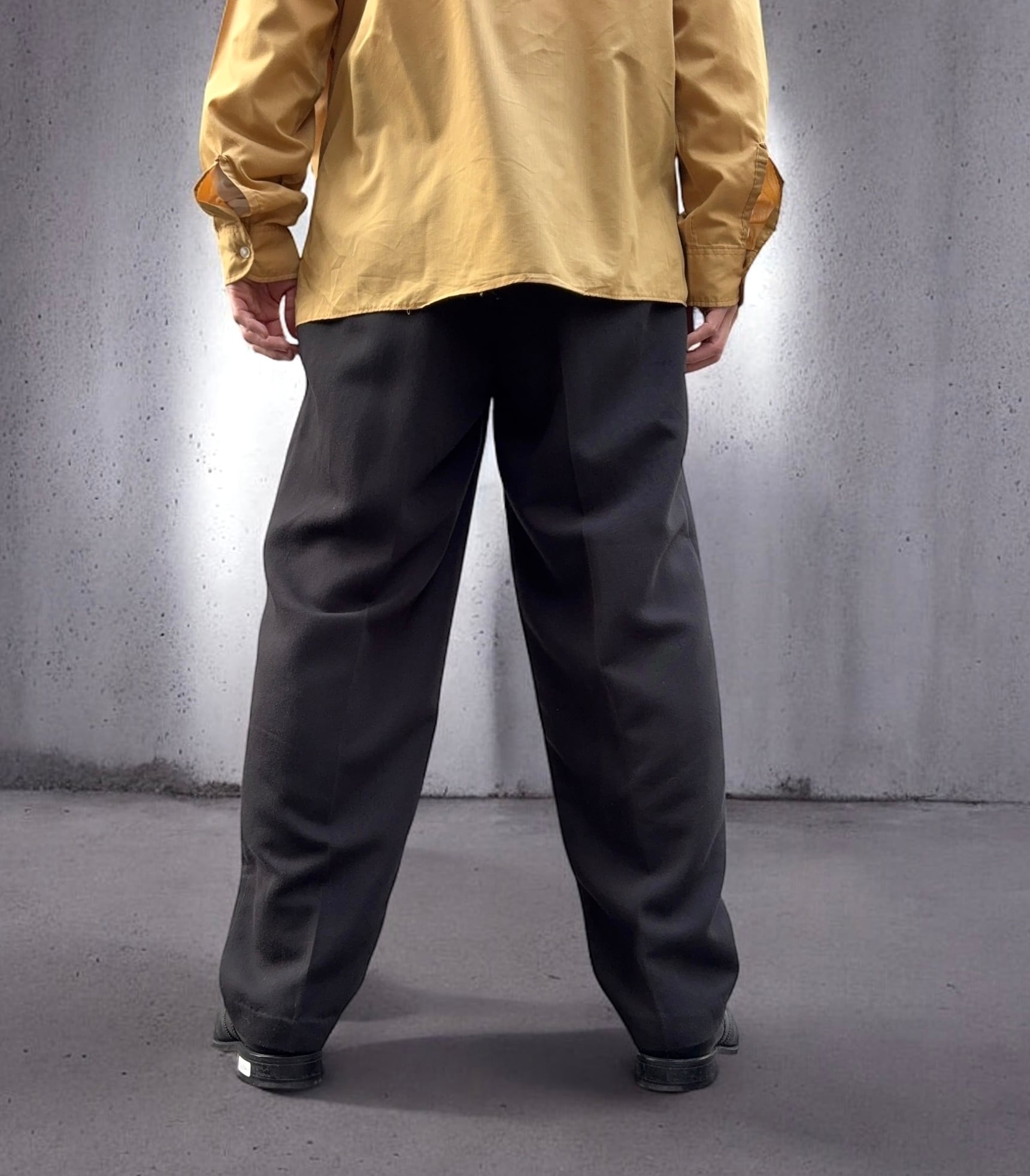 90's “CITY STREETS” 3tuck Rayon Slacks | FRISKY 古着屋 中目黒