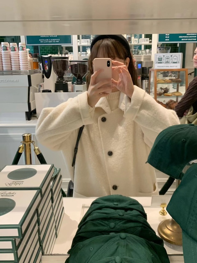 (予約) LIFFEY / Dear alpaca handmade coat 2color