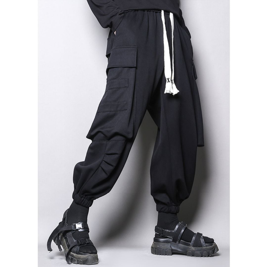 Fall/Winter Dark Stitch Casual Pants