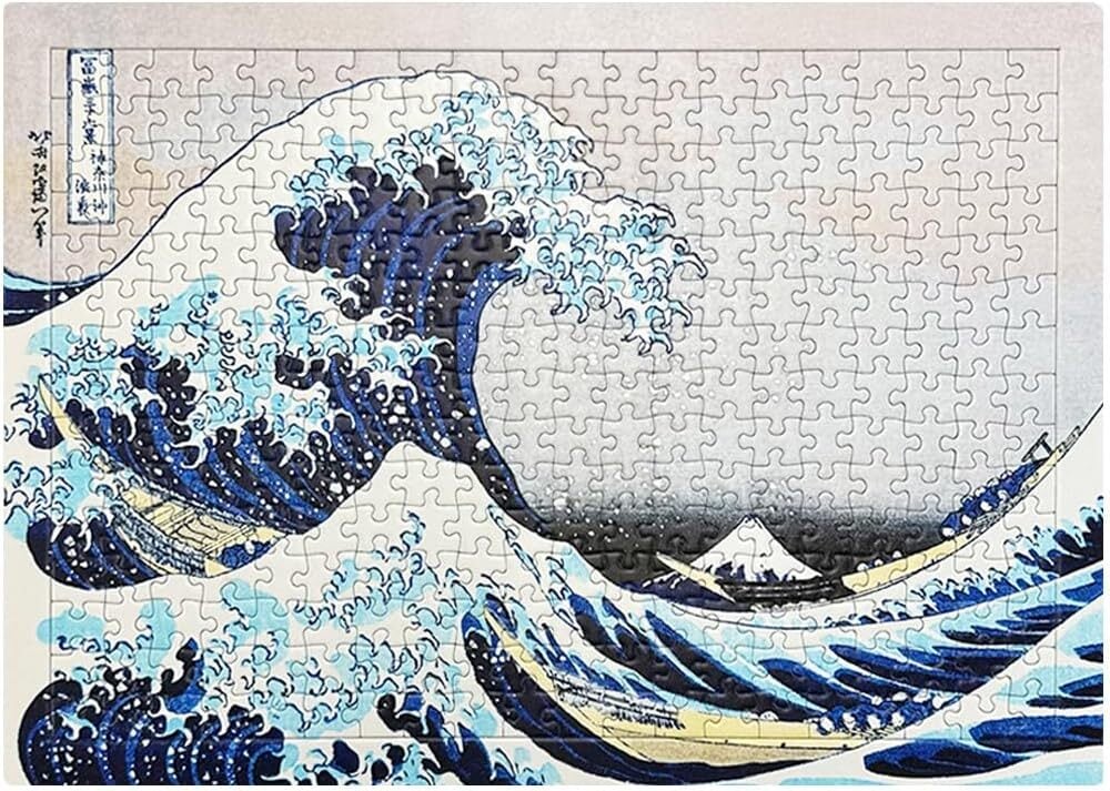 ジグソーパズル 葛飾北斎 神奈川沖浪裏 A4サイズ 104ピース | NSPR SHOP