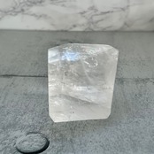 レインボーが美しいブラジル産水晶*ルチル入りクリスタルクォーツ*フリーフォーム*36