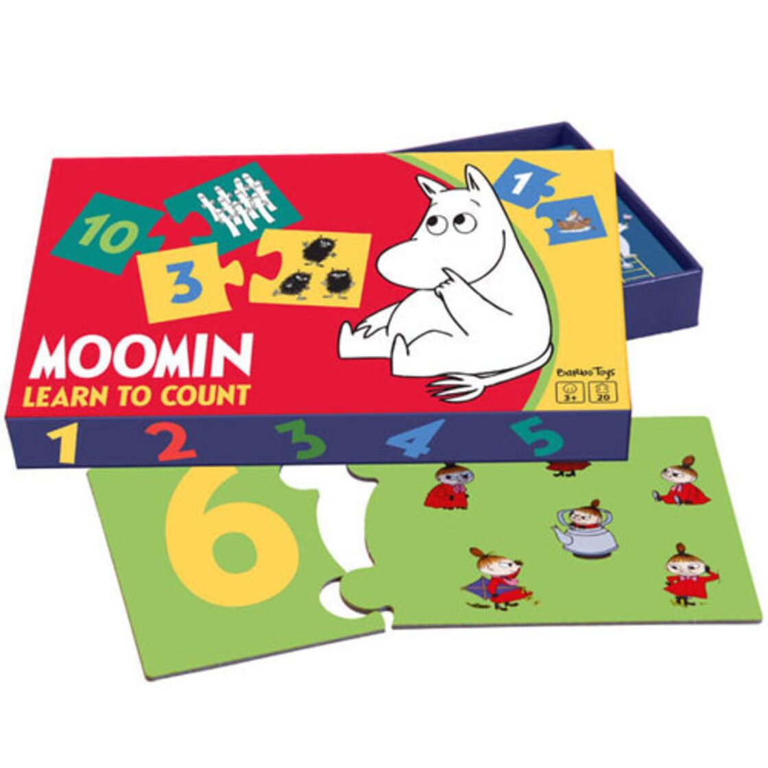 ムーミン Moomin Learn to Count 数合わせパズル MOOMIN 北欧 | PAY ID