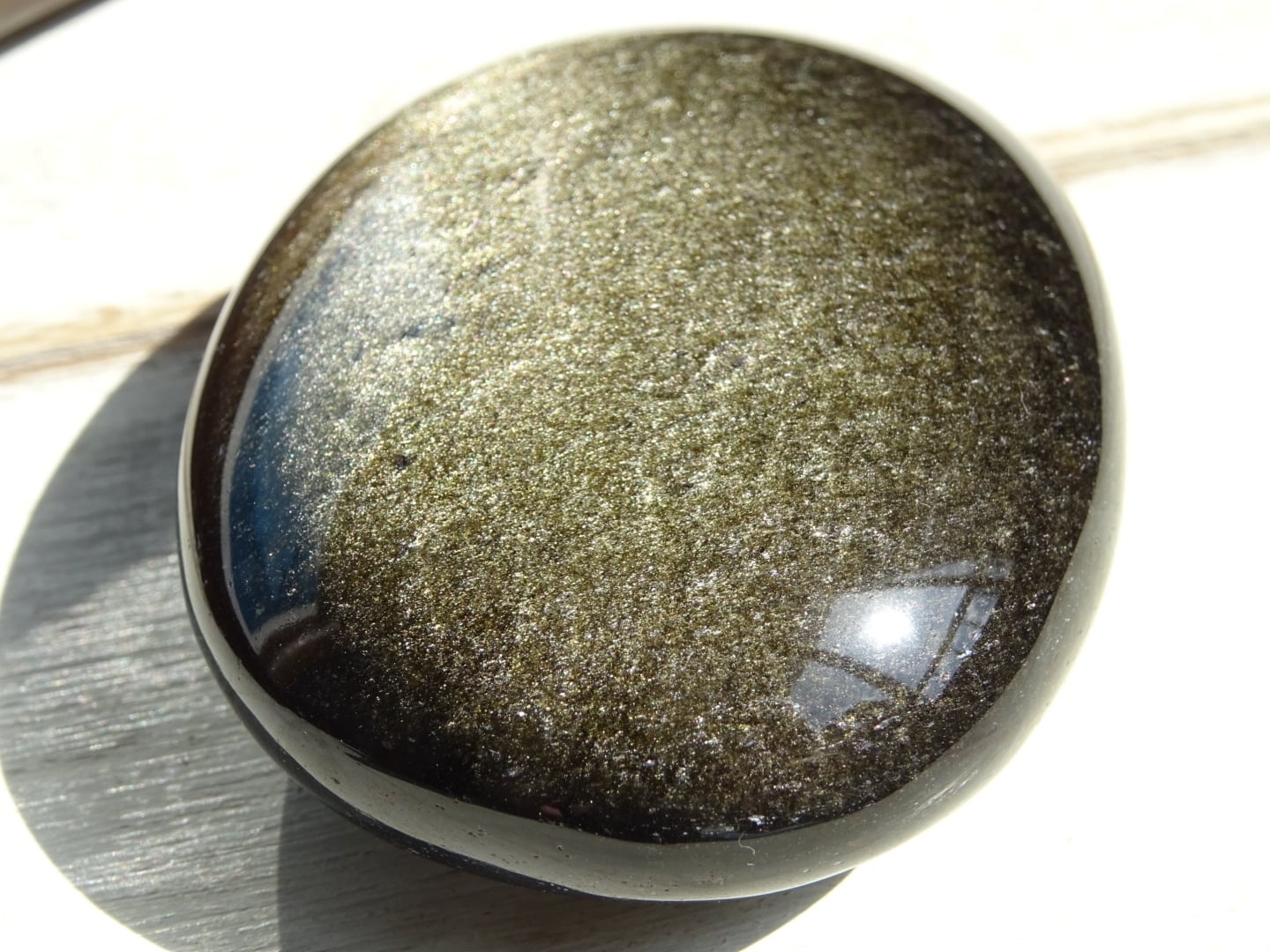 ゴールデンシーン・オブシディアン」 黒曜石・タンブル | 虹石屋