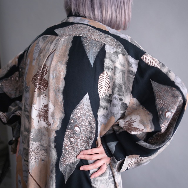 dark art graphic loose shirt