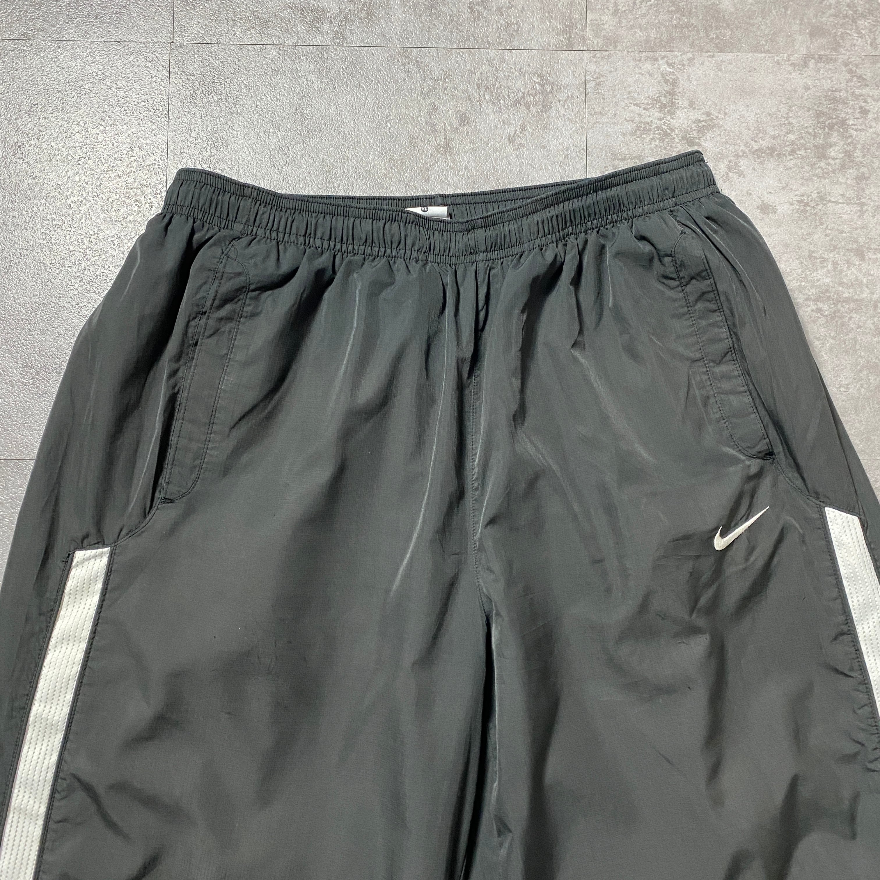 00's NIKE ナイキ スウォッシュ 刺繍ロゴ サイドライン XLサイズ