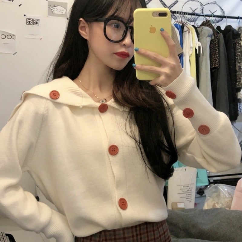 セーター オータムカーディガンジャケット ルーズブラウス 秋物 萌量不足58245037418