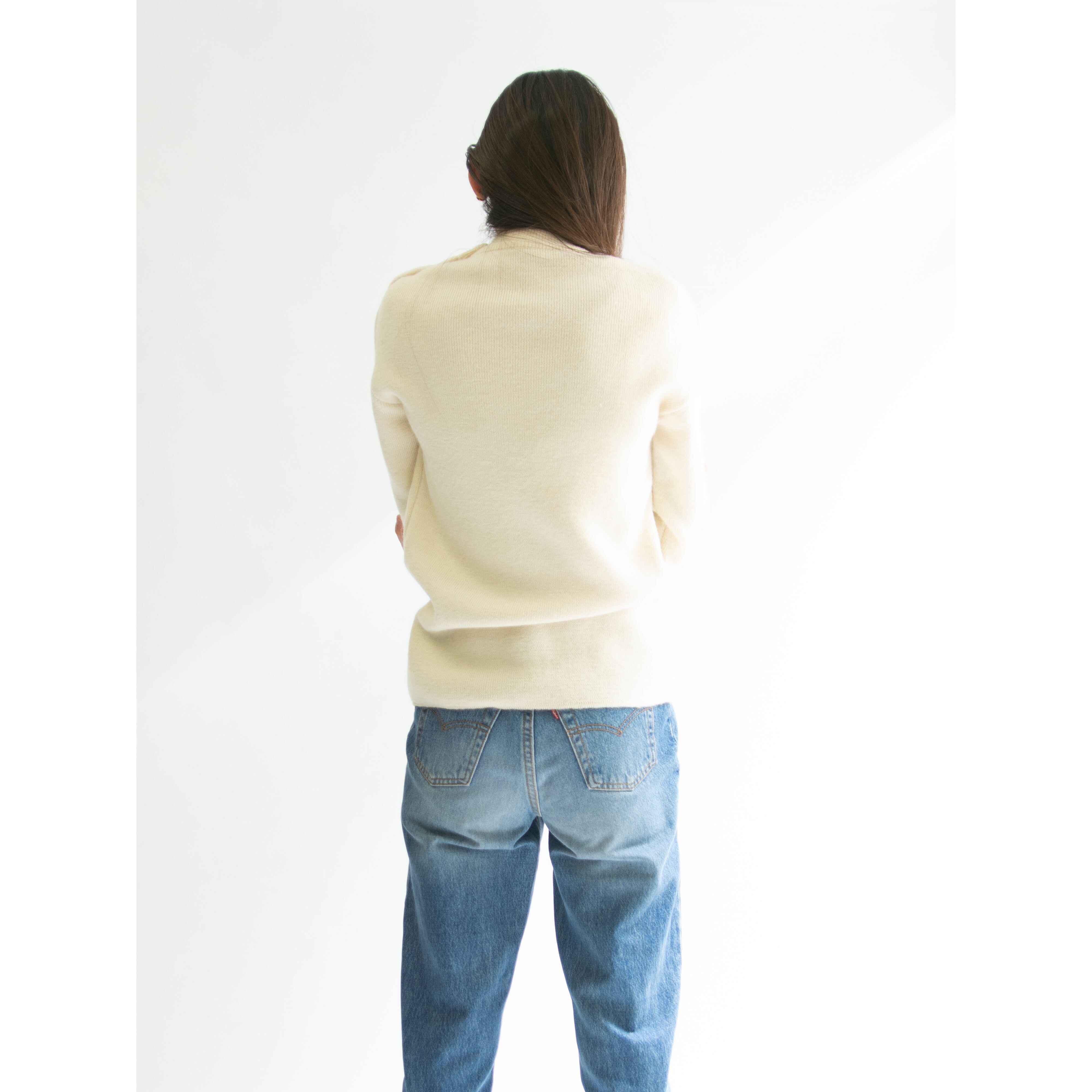 【ST JAMES】Made in France 60's 100% wool marine sweater(セントジェームス フランス製ウールマリンセーター プルオーバーニット)12a