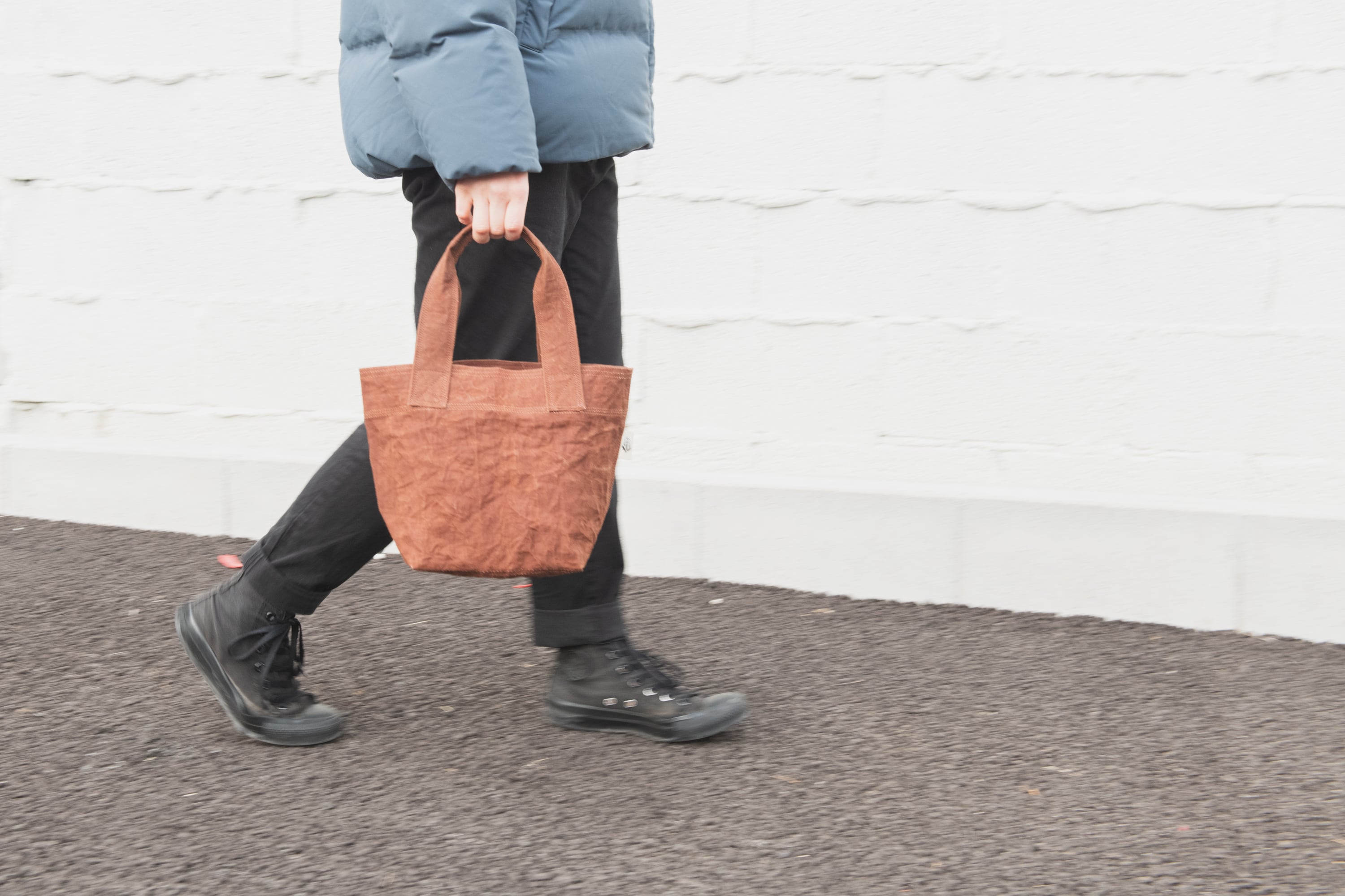 柿渋コーヒー染め トートバッグ | 喫茶ニューポピー オンラインショップ