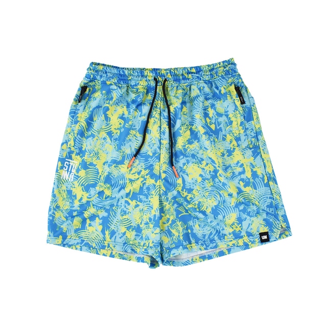 Camo shorts : イエローブルー