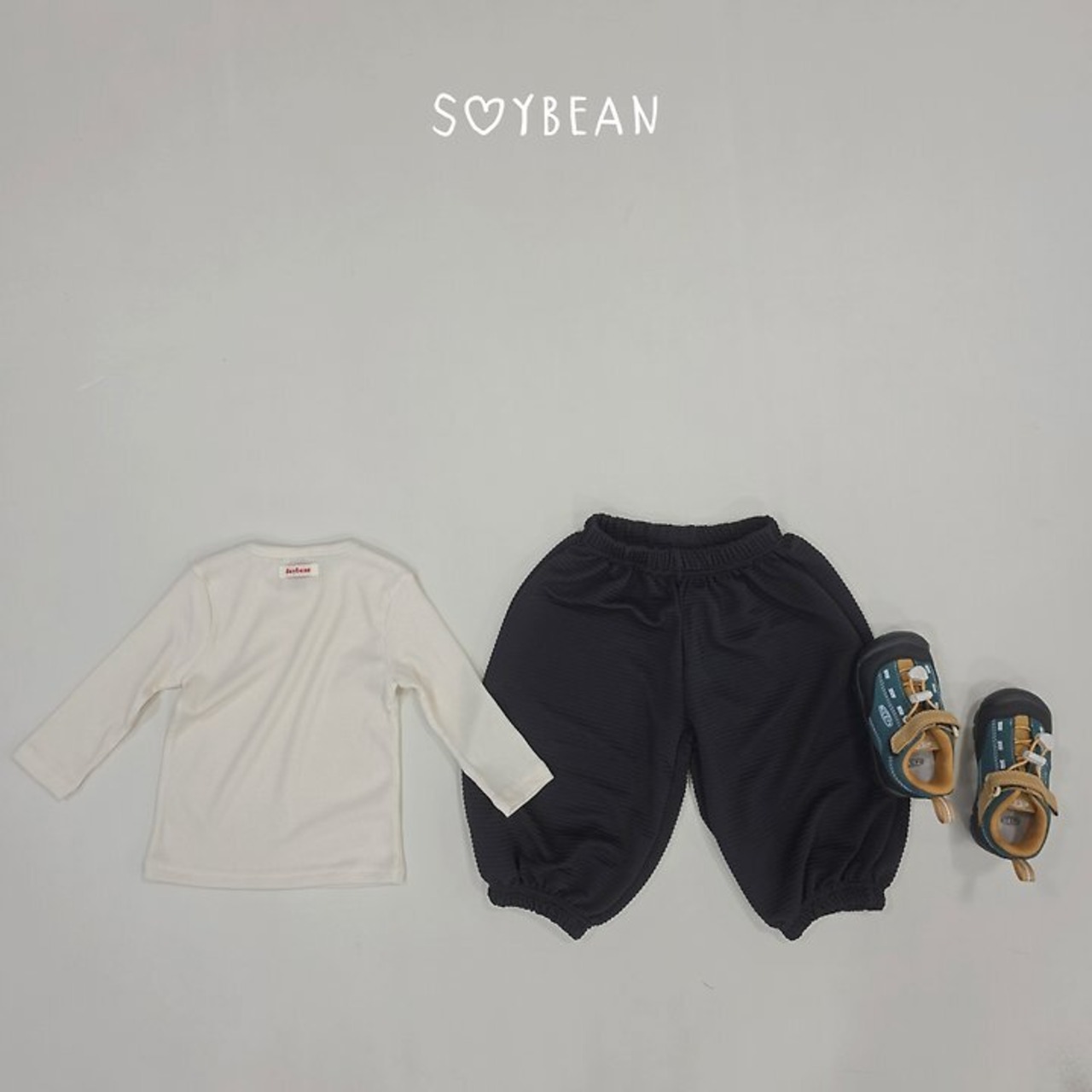 【取寄】SOYBEAN キッズ カラー上下セット｜秋服｜韓国子供服｜ 26/AT