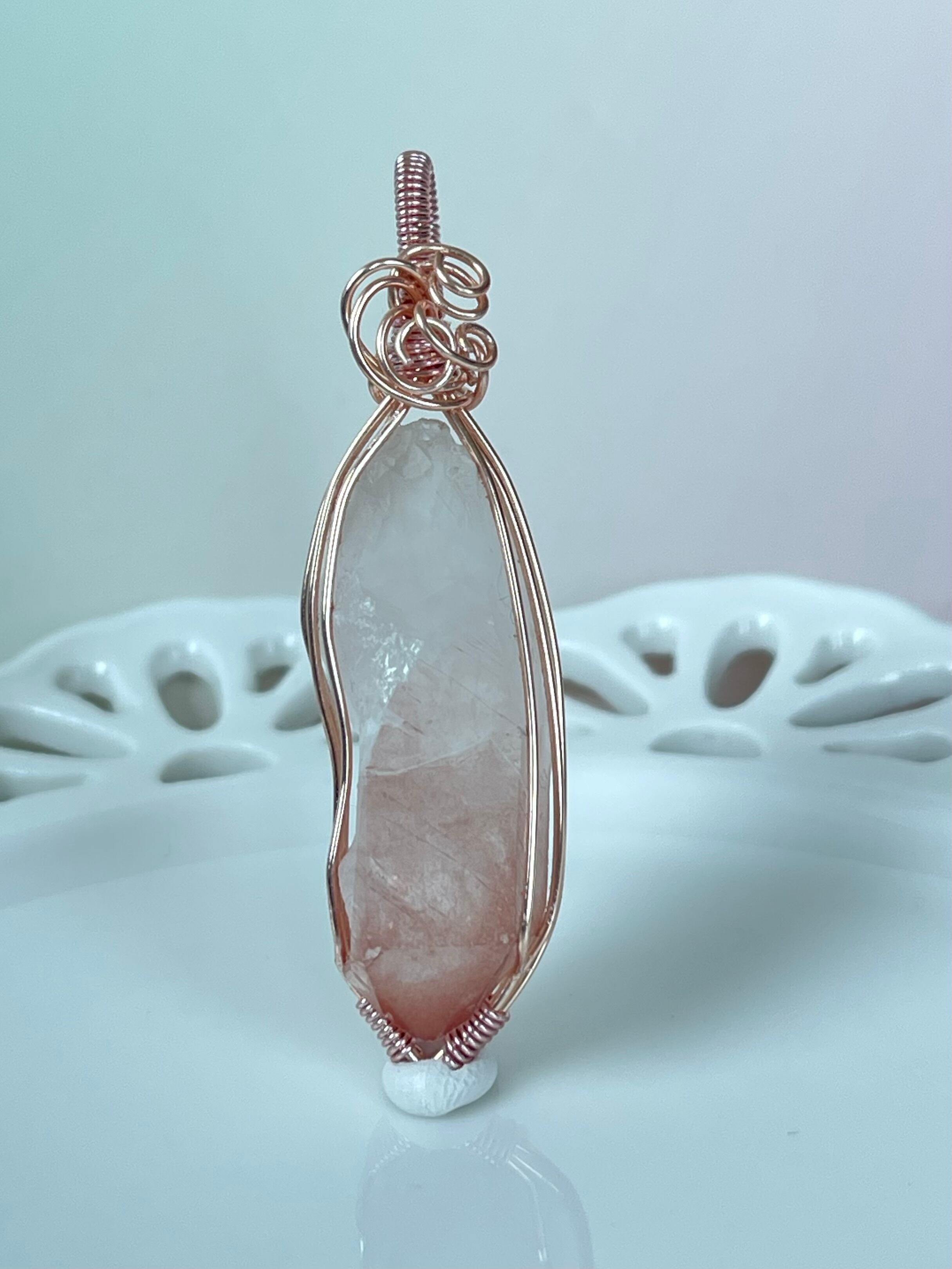 ブラジル産ピンクレムリアンクォーツ ペンダントトップ | Himal