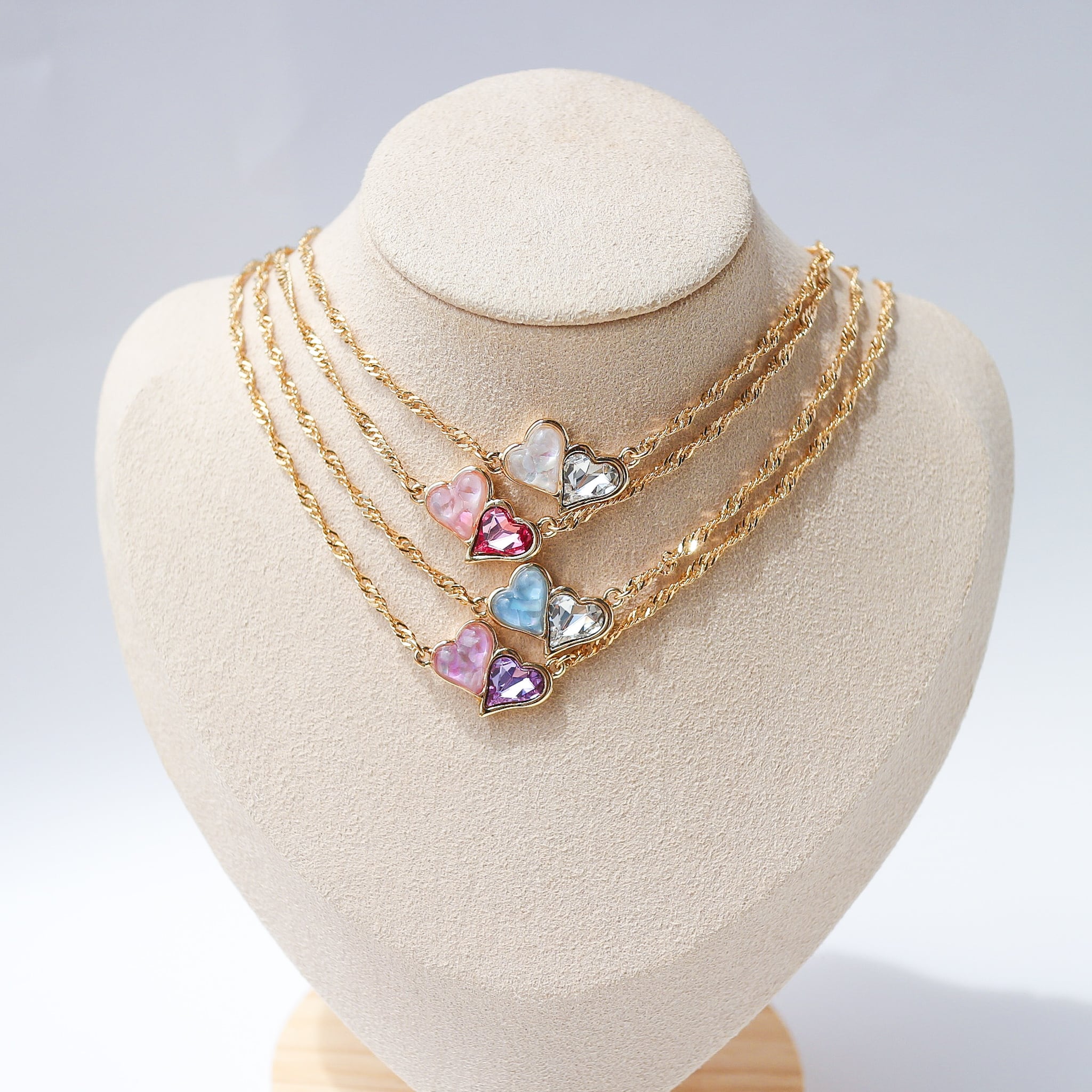 ミニハートシェルネックレス（パープル） | マルベリコ