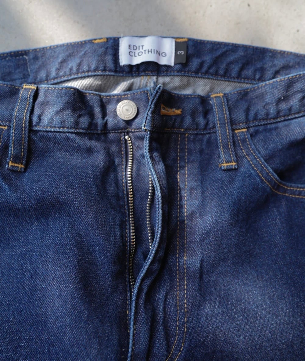 ブラック再販 】edit clothing ROUGH DENIM (ラフデニム) | SLOW