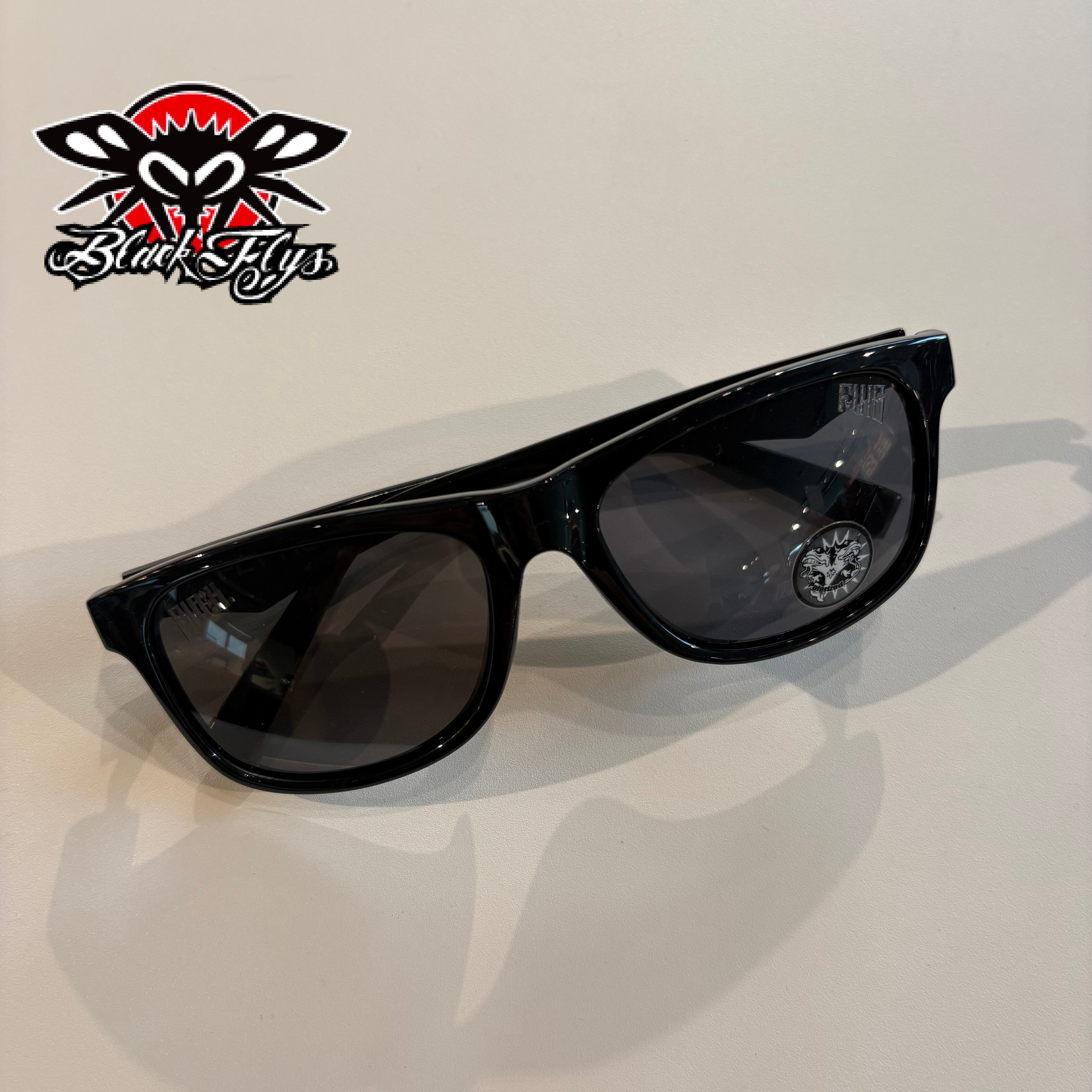 BLACK FLYS サングラス FLY HUNTER ブラック×ブルーミラー 偏光レンズ