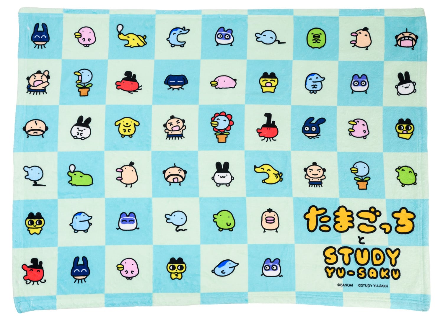 たまごっちとSTUDY優作 ブランケット | TOKYO PiXEL. shop & gallery